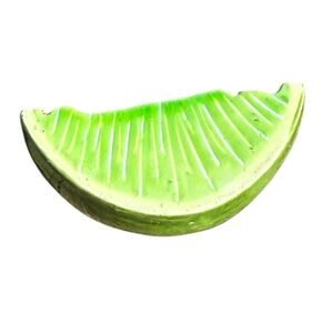 Original By Robert Lime Brooch Pin Summer Green 1.5" Vintage‎ Enamel Rare Signed